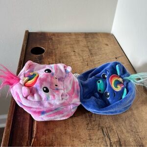 Moosh-moosh Squared2 Raindrop Flip'ems Squared 4" Blue Pink Unicorn Plush Toy